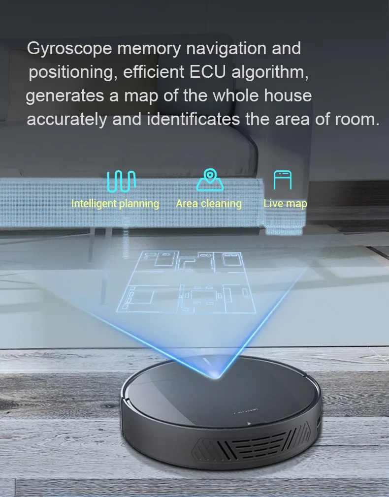 Aspiradora Robot V3s Pro Aspira - Trapea - Pule - Wifi - App Para Mapear  Zonas - Control Remoto - Giroscopio Profesional - Sensor Obstaculos - Alta  Potencia 200