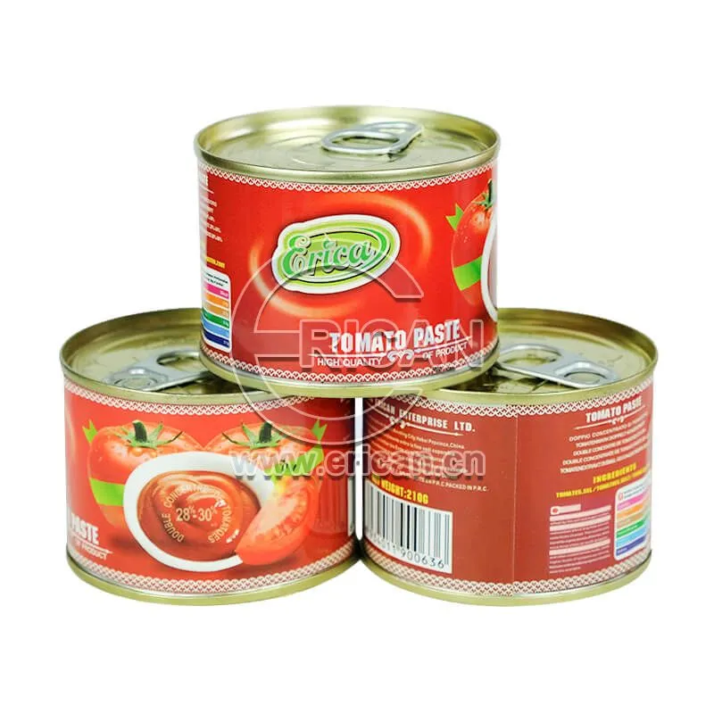 High Quality Pure Nature Tomato Paste 28-30% Brix Available in Different Sizes OEM/ODM Supported Packaged in Boxes or Bulk