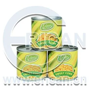 Easy Open Paper Label Canned Fresh Whole Golden Sweet Kernel Corn in Tin