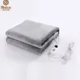 Soft Flannel electric under blanket with 3 settings controller and timer