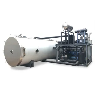 Máquina liofilizadora industrial de 10m2 100kg/lote