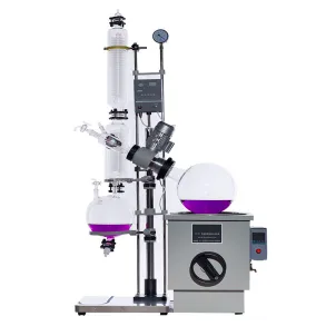 10L rotary evaporator with hand lift