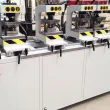 Automatic pv solar panel frame punching machine