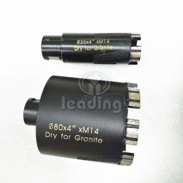 Dry Granite Core Drill Bits - Turbo Segmented & Side Protected