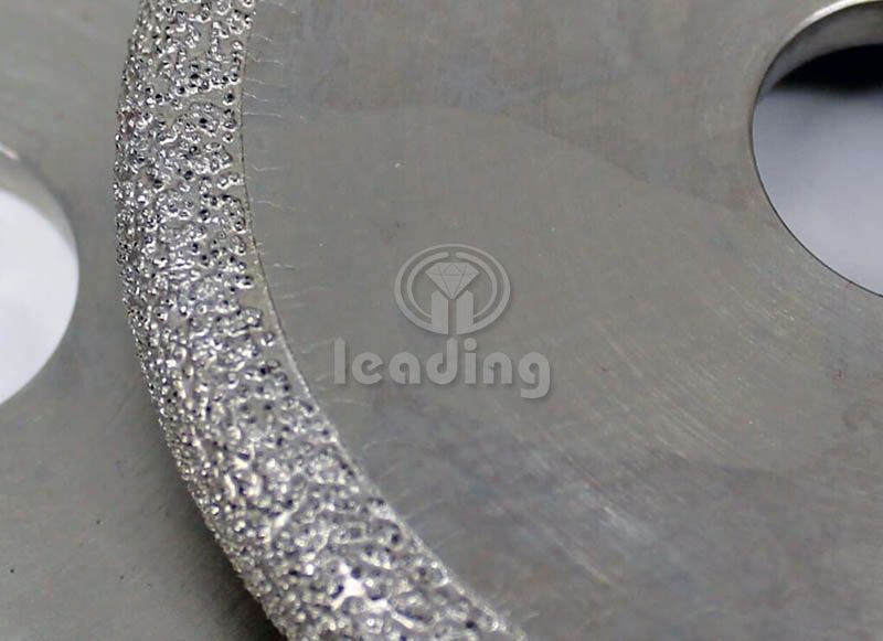 Vacuum brazed diamond drainer groove flute wheels 