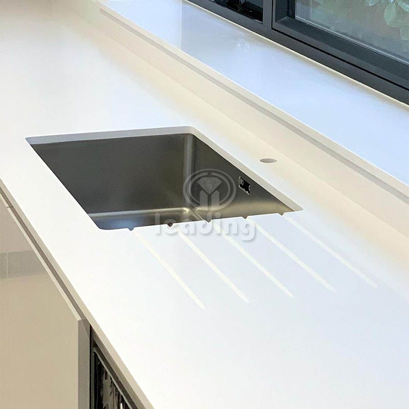 How to make drainer grooves in granite and quartz kitchen worktops