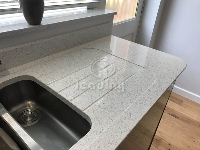 How to make drainer grooves in granite and quartz kitchen worktops