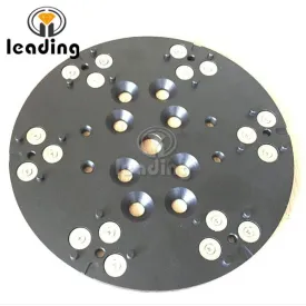 Plaque d'adaptateur magnétique de 10 pouces / 250mm pour les chaussures de meulage de diamant trapézoïdal