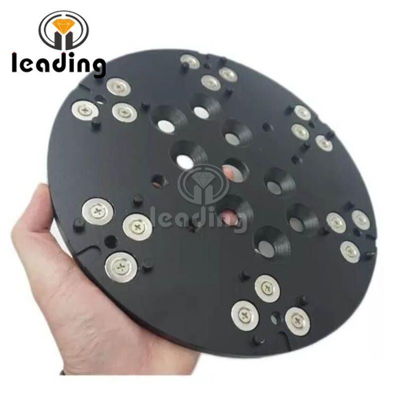 10 Inch /250mm Magnetic Adapter Plate For Trapezoid Diamond Grinding Shoes
