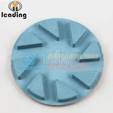 DONGSING Almofadas de polimento de piso de 80x5mm de 3 polegadas 3FP2-4