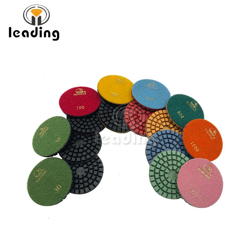 DONGSING 4 inch (100x7mm) Extra Thick Polishing Pads 4DS7
