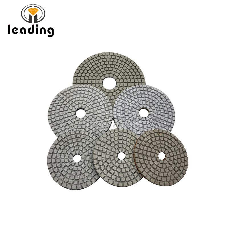 DONGSING White Flexible Polishing Pads for Engineered Stone, Quartz, and Light Marbles