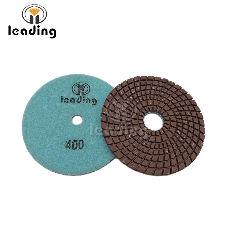Metal Chips Pregnanted Flexible Polishing Pads 5 inch 400#.JPG