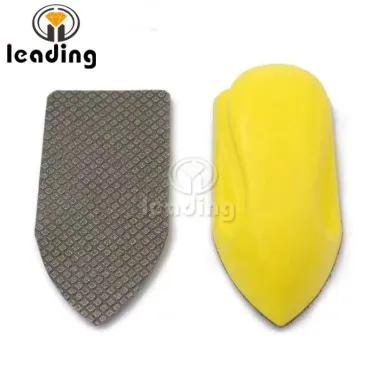 Flatiron Shape Electroplated Diamond Hand Polishing Pads
