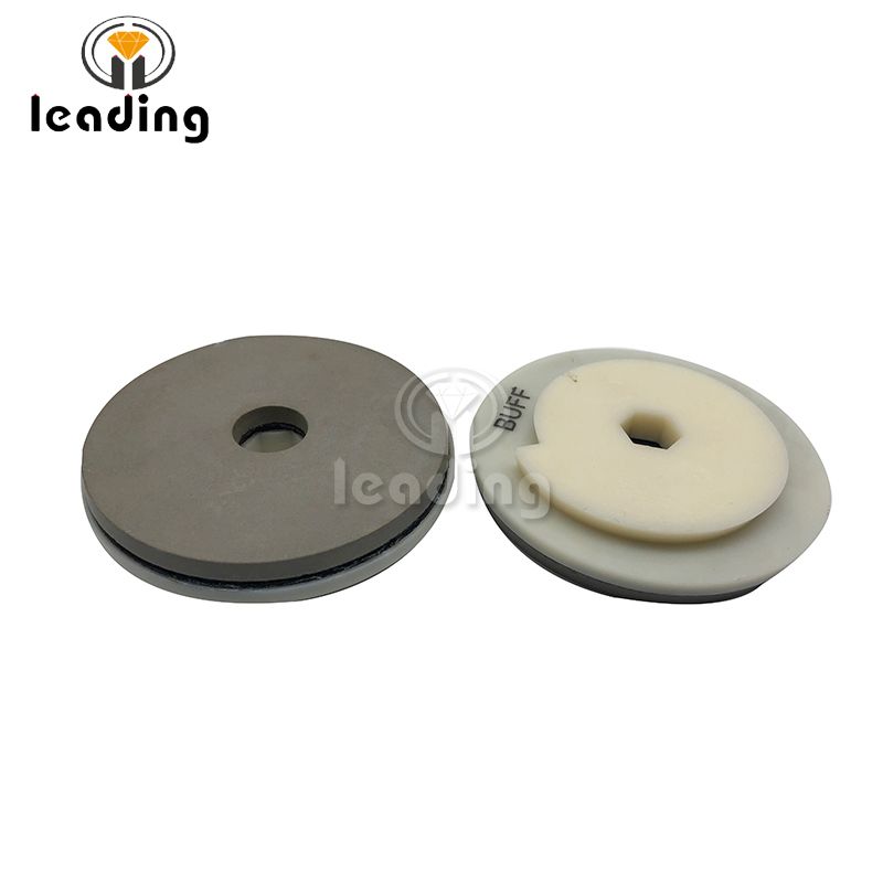 Подушечки для полировки с белыми краями Cellular Snail Lock для ровных и скошенных краев светлых камней