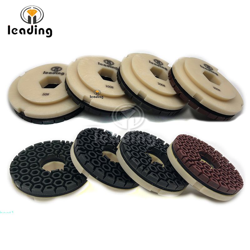 Подушечки для полировки кромок с сотовой структурой Snail Lock для прямой и скошенной полировки кромок на всех камнях