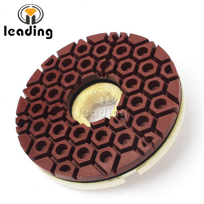 Honeycomb Snail Lock Edge Polishing Pads For Straight and Beveled Edge Polishing on All Stones
