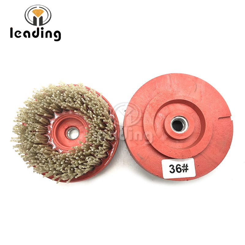 Snail Lock Diamond Brush Wheels for creating the leather effect or age and weathered appearance