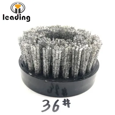 4 inch (100mm) Silicon Carbide Brush with M14 or 5/8