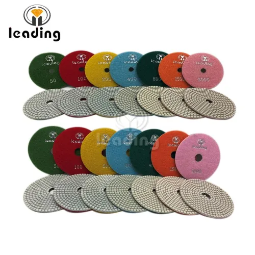 White Wet/Dry Diamond Polishing Pads