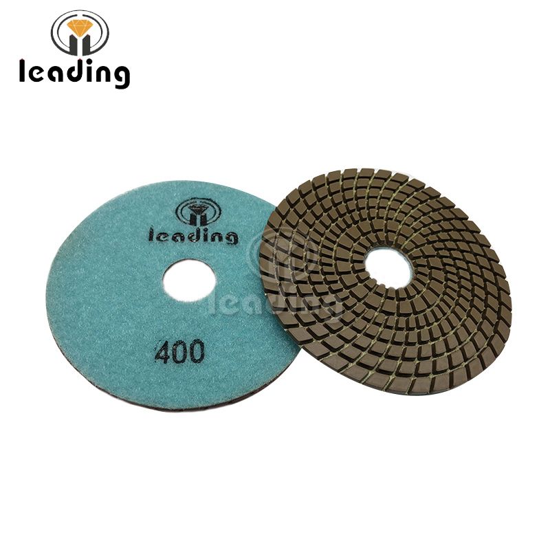 Leading Most Flexible Brown Spiral Wet Diamond Polishing Pads
