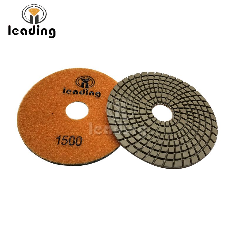Leading Most Flexible Brown Spiral Wet Diamond Polishing Pads