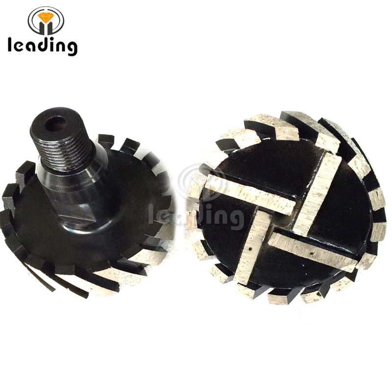 CNC Bottom Segmented Recessed Drainer Stubbing Wheel