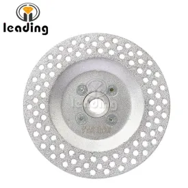 Vacuum Brazed Diamond Cup Wheel With Cooling Holes, Vacuum Braised Lighter Weight Diamond Cup Wheel