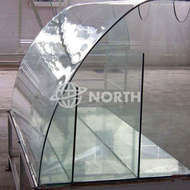 6mm/8mm/10mm/12mm/15mm Clear Curved Glass For Building Glass