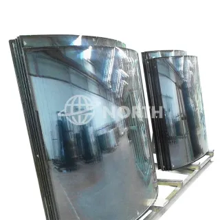 Low E Bent Curved Insulating Glass for Window and Facade Factory in China