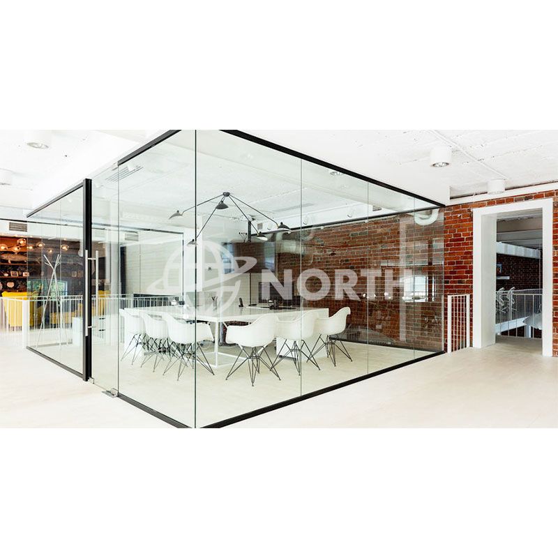 中国供应商室内门玻璃隔断墙/玻璃墙办公室价格