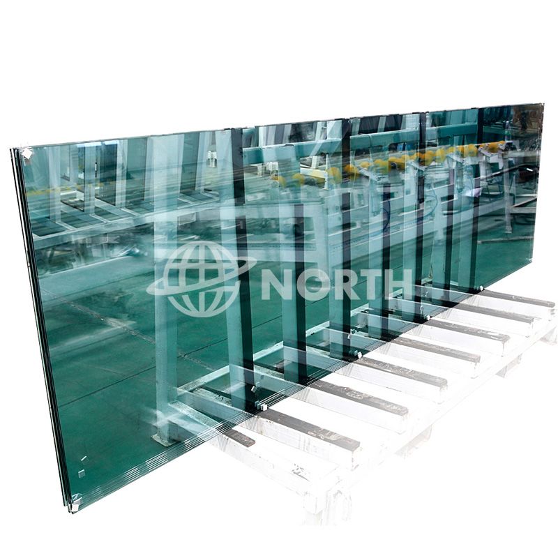 Building Design Color Changing Very Large Over Size Tempered Glass