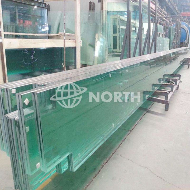 Building Design Color Changing Very Large Over Size Tempered Glass