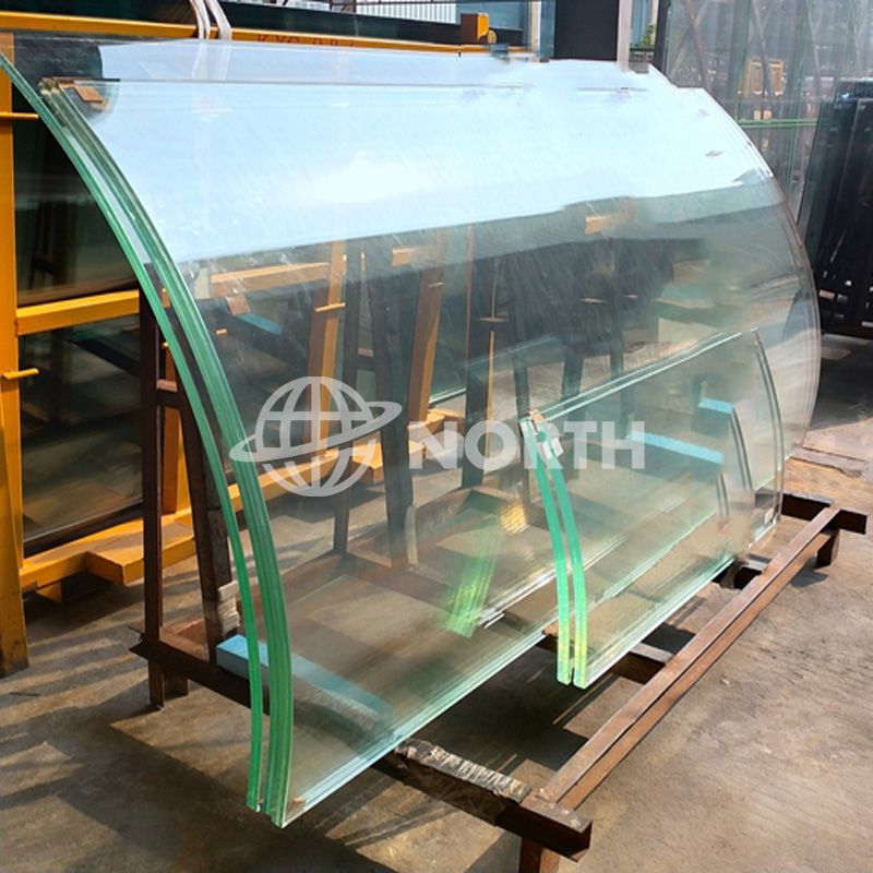 Очень крупный завод по производству гнутого стекла с низким содержанием железа/чистого прозрачного стекла в Пекине