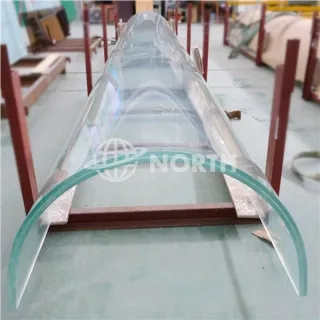 13.52mm Clear Toughened Curved Laminated Glass Supplier, Low Iron 6.6.4 Thick Bent Glass Laminated For Wholesale