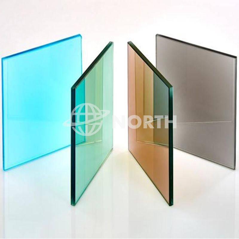 彩色安全反光夹层玻璃，阳光控制反光夹层玻璃