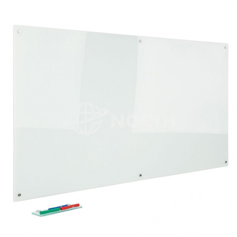 Non-Glare Customized Magnetic Tempered Whiteboard Glass For Office