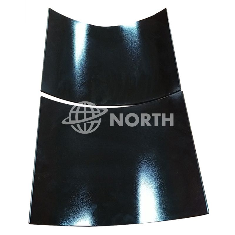 Vetro ceramico nero da 6 mm per la produzione di porte per camini