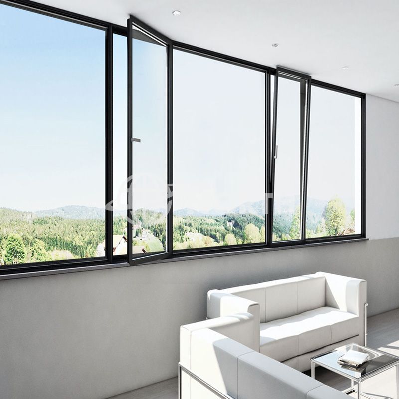 Prezzo all'ingrosso per finestre ribaltabili e ribaltabili in alluminio più popolari