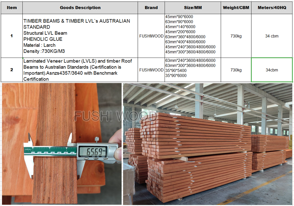 LVL Timber 140 x 45mm F17 E14