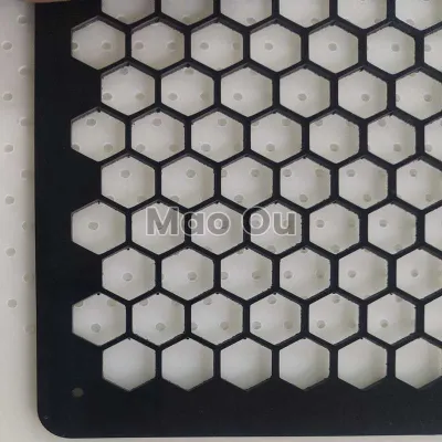 Panel perforado de tablero perforado en lámina perforada de plástico