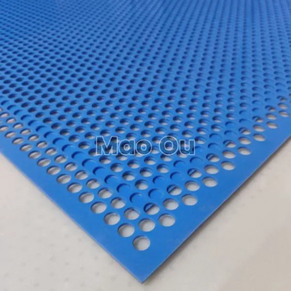 Perforated plastic sheets