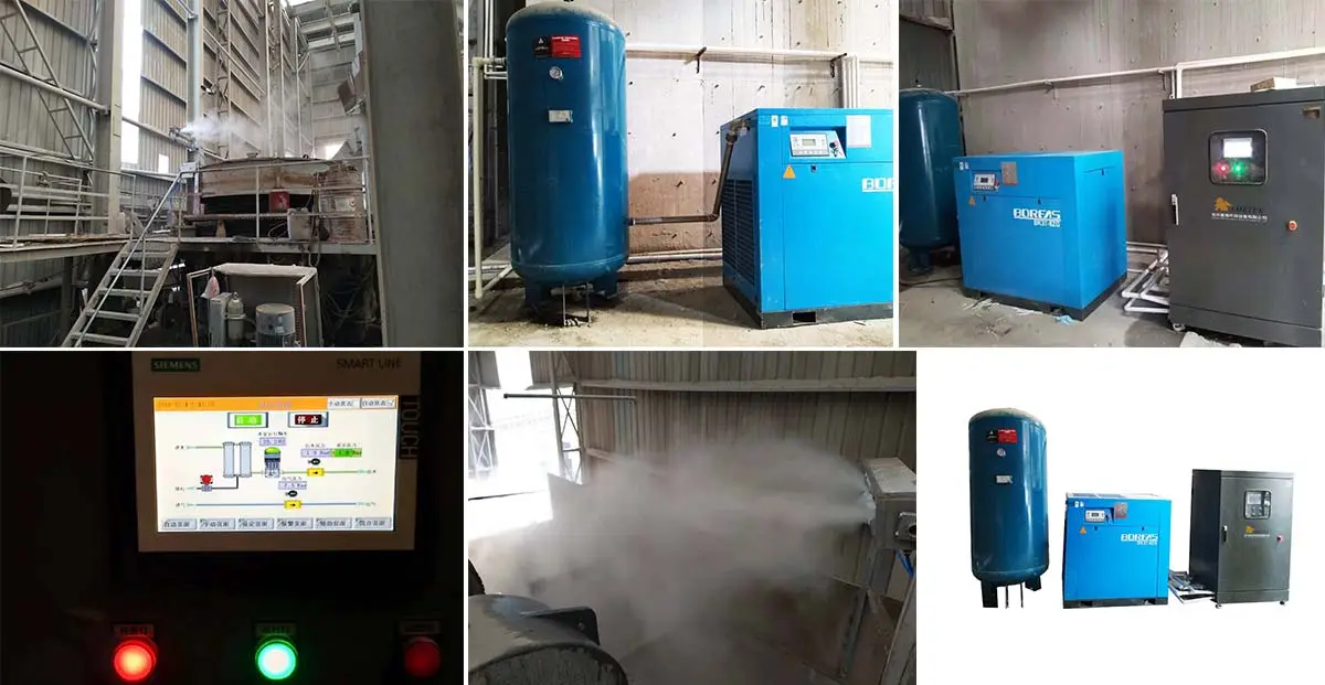 Dry for dust suppression system for Chuanshan Haozhou Building Material Co., Ltd. 
