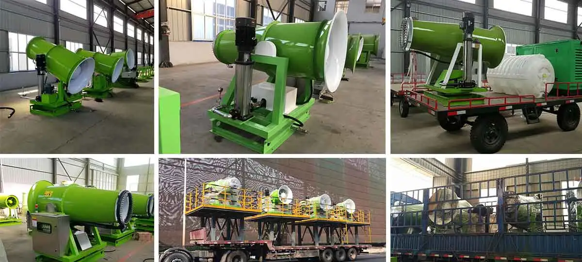 Fog cannon for Huaixin New Building Material Co., Ltd.
