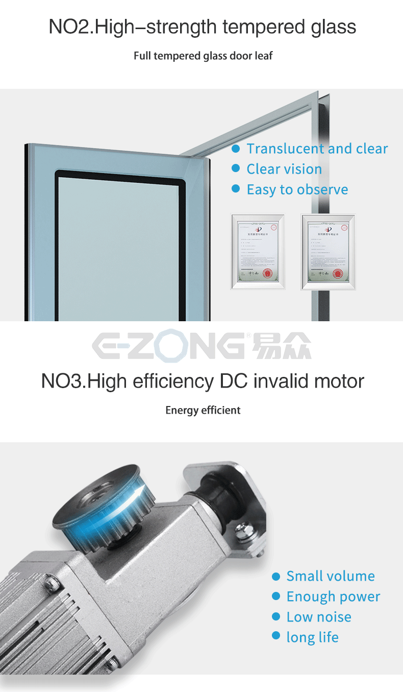 High-strength tempered glass, High efficiency DC invalid motor