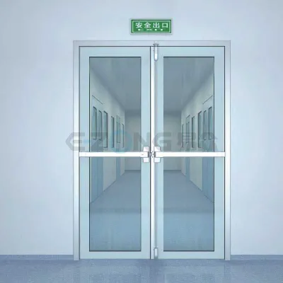 Glass Or Wooden Or Metal White Automatic Swing Door, For Hospital