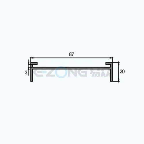 JH087 Aluminum Profile for Filter