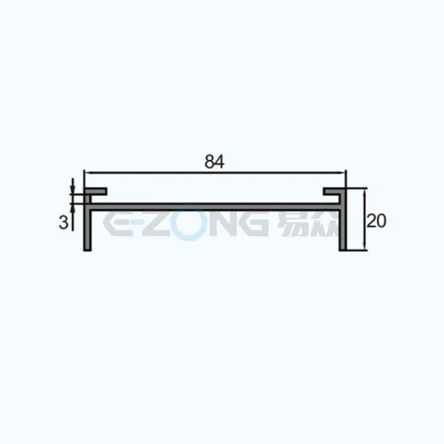 JH084 Aluminum Profile for Filter