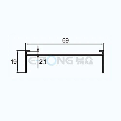 JH069 Aluminum Profile for Filter
