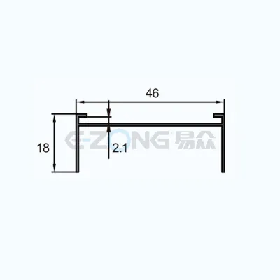 JH046A Aluminum Profile for Filter